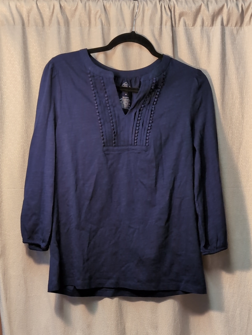 St. John's Bay | Woman's Split Neck Long-Sleeve Blouse